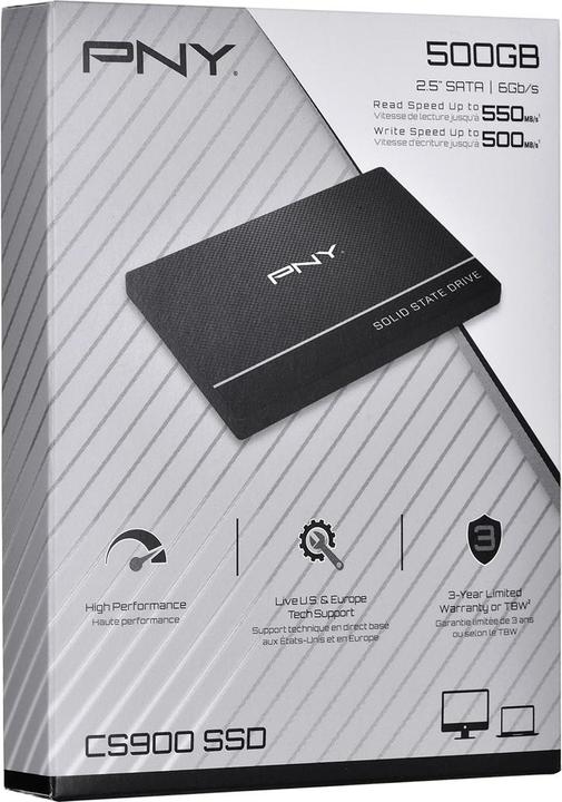 PNY CS900 500GB 2.5" SATA SSD