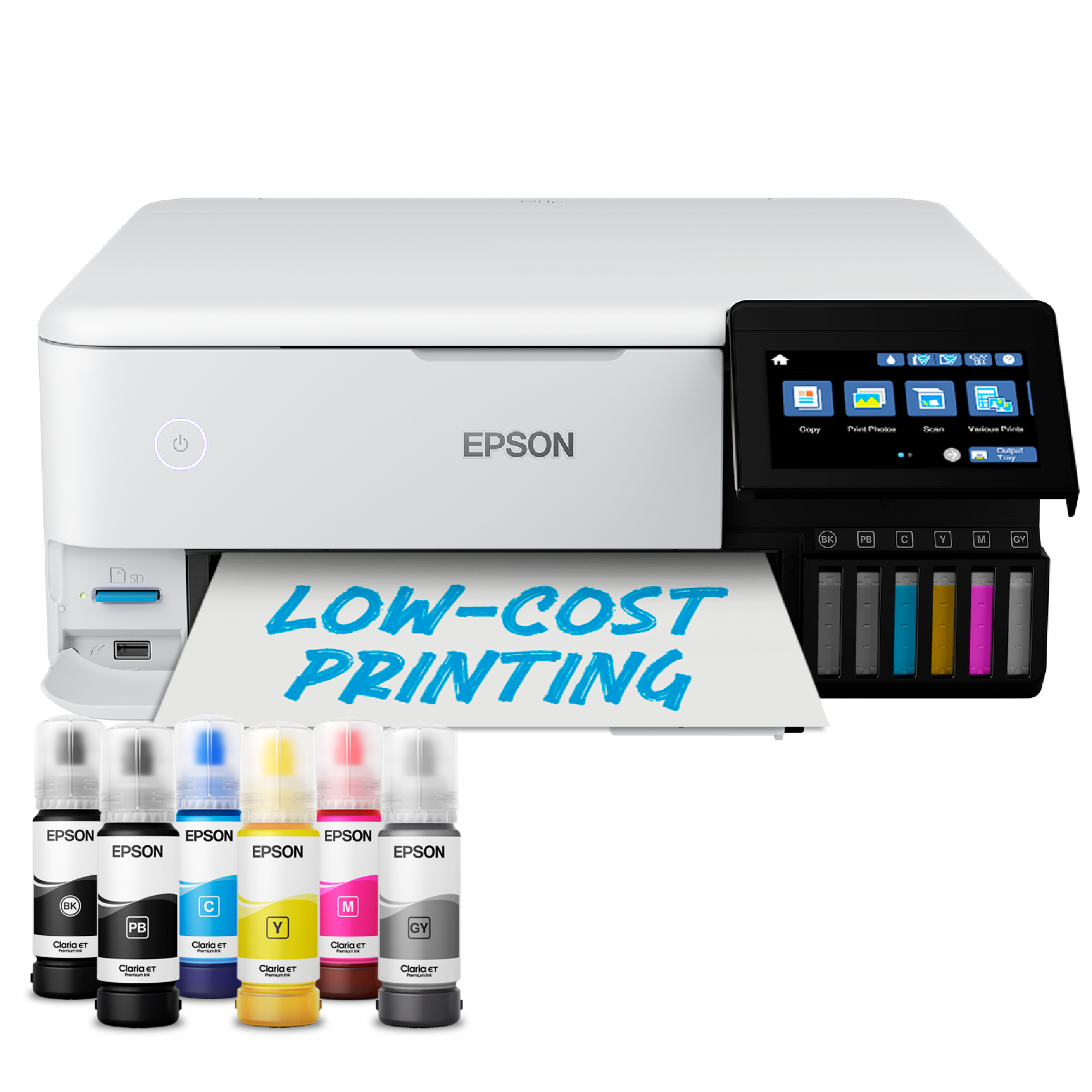 Epson EcoTank L8160 A4 Photo Printer with 6-Color Ink & Wi-Fi