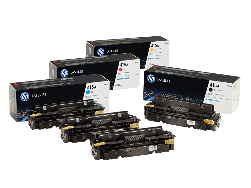 HP 415A Original LaserJet Toner Cartridge – Black, Cyan, Magenta, Yellow