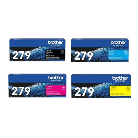 Brother TN279BK, TN279C, TN279M, TN279Y Toner Cartridges – Black, Cyan, Magenta, Yellow