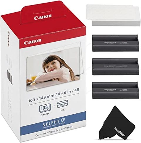 Canon KP-108IN Color Ink/Paper Set