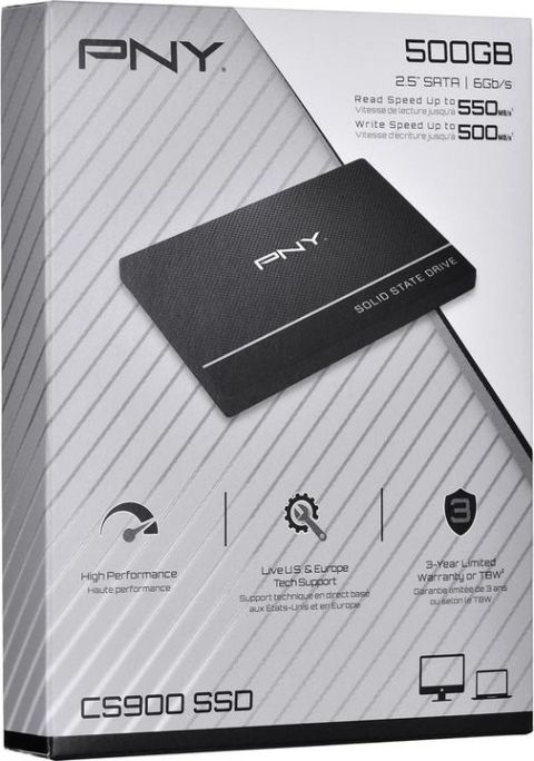 PNY CS900 500GB 2.5" SATA SSD