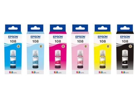 Epson EcoTank 108 Series ink Bottles